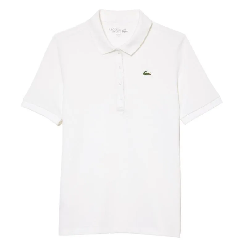 Women''''s Lacoste Pique White Polo