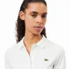 Women''''s Lacoste Pique White Polo