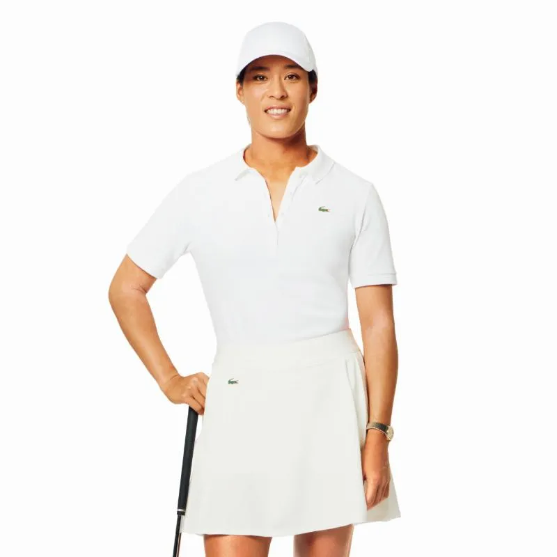 Women''''s Lacoste Pique White Polo