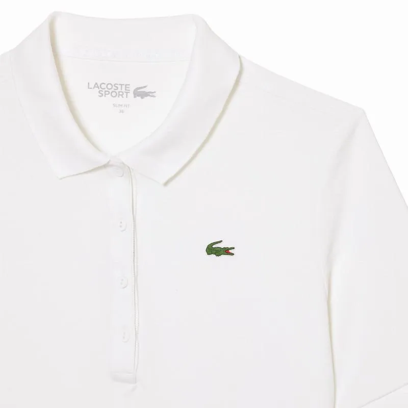 Women''''s Lacoste Pique White Polo