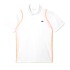 Lacoste Recycled Polyester Polo Shirt White Orange