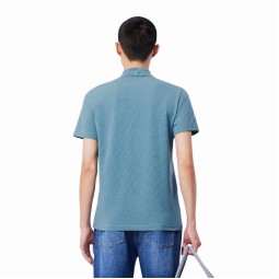 Polo Lacoste Regular Fit Algodon Azul