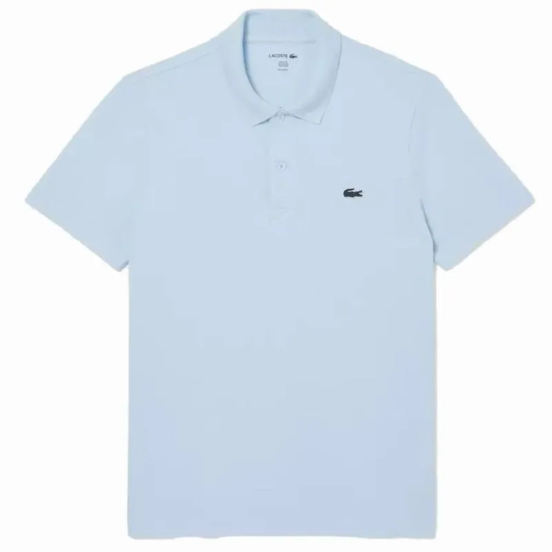 Polo Lacoste Regular Fit Algodon Azul Claro
