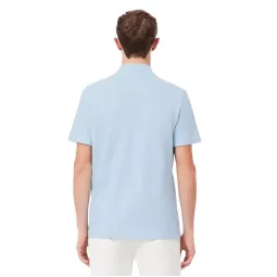 Polo Lacoste Regular Fit Algodon Azul Claro