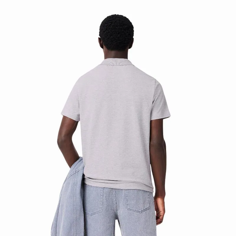 Polo Lacoste Regular Fit Algodon Gris Vigore
