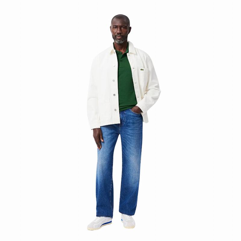 Polo Lacoste Regular Fit Algodon Verde