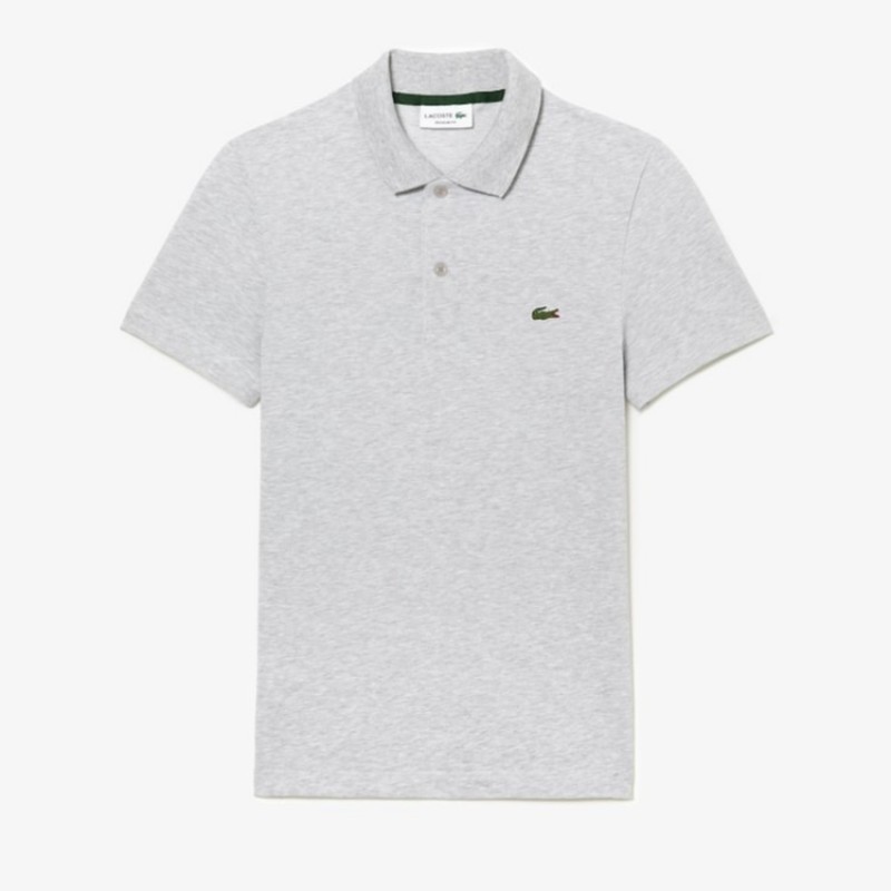 Polo Lacoste Regular Fit Gris - Barata Oferta Outlet