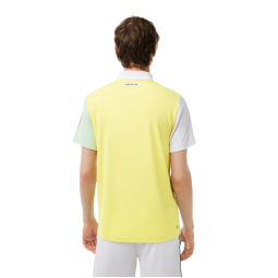 Lacoste Regular Fit Recycled Polo Shirt White Green