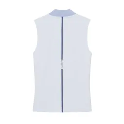 Polo Lacoste Sleeveless Ultra Dry Azul Claro Mujer