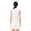 Polo Lacoste Sleeveless Ultra Dry Blanco Mujer