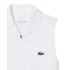 Polo Lacoste Sleeveless Ultra Dry Blanco Mujer