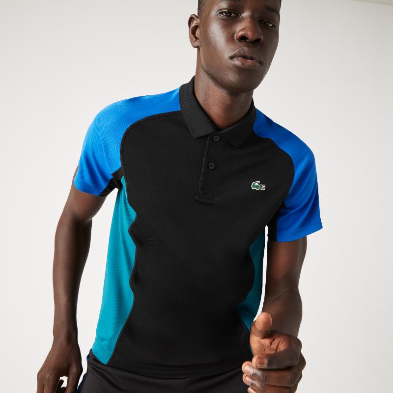 Polo Lacoste Sport Regular Fit Negro Azul - Barata Oferta Outlet
