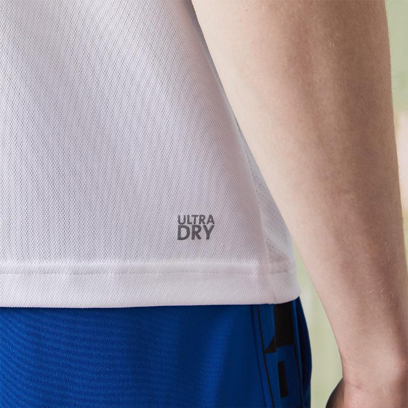 Polo Lacoste Sport Ultra Dry Blanco Marino - Barata Oferta Outlet