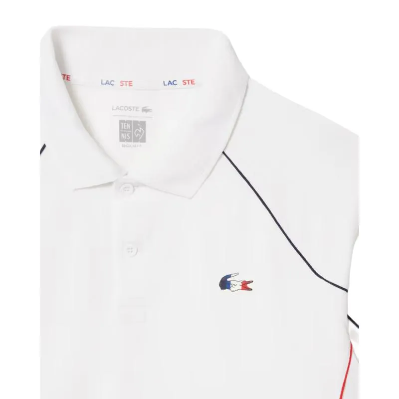 Lacoste Polo Tennis France White