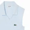 Polo Lacoste Tight Fit Azul Claro Mujer