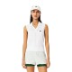 Polo Lacoste Tight Fit Blanco Mujer