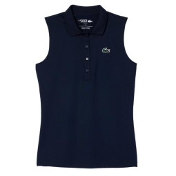 Lacoste Ultra Dry Navy Blue Women''s Polo