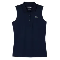 Lacoste Ultra Dry Navy Blue Women's Polo