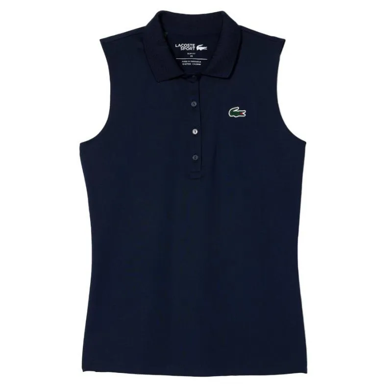 Lacoste Ultra Dry Navy Blue Women's Polo