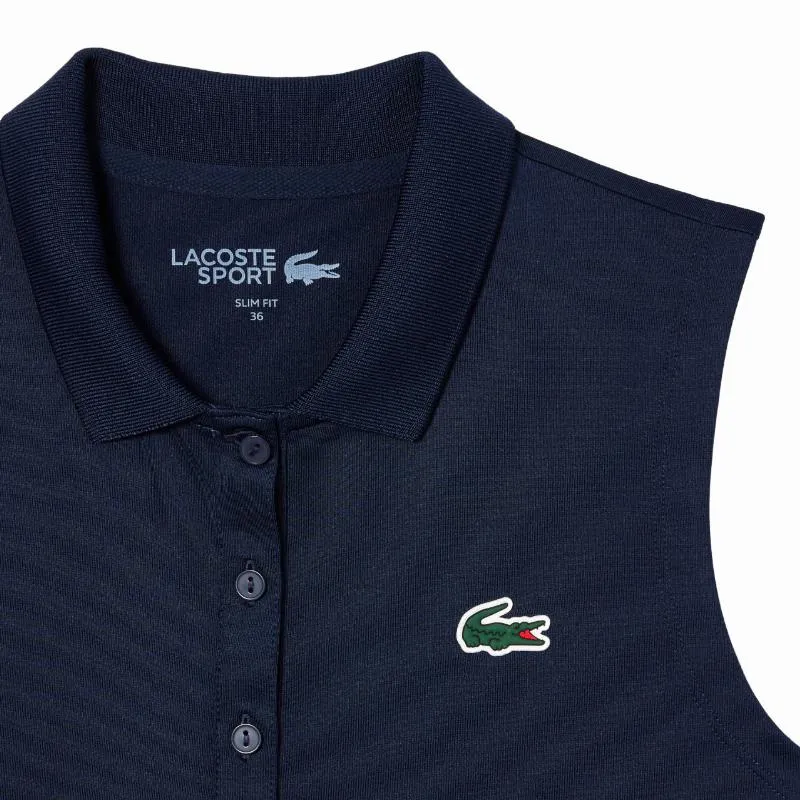 Lacoste Ultra Dry Navy Blue Women's Polo