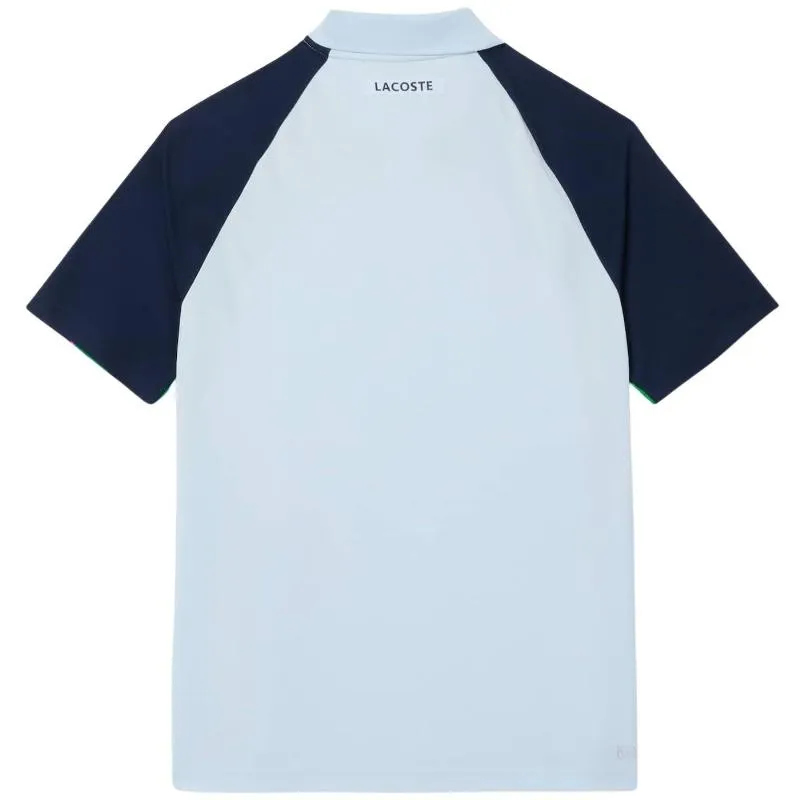 Polo Lacoste Ultra Dry Azul Verde