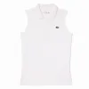 Lacoste Ultra Dry White Women's Polo