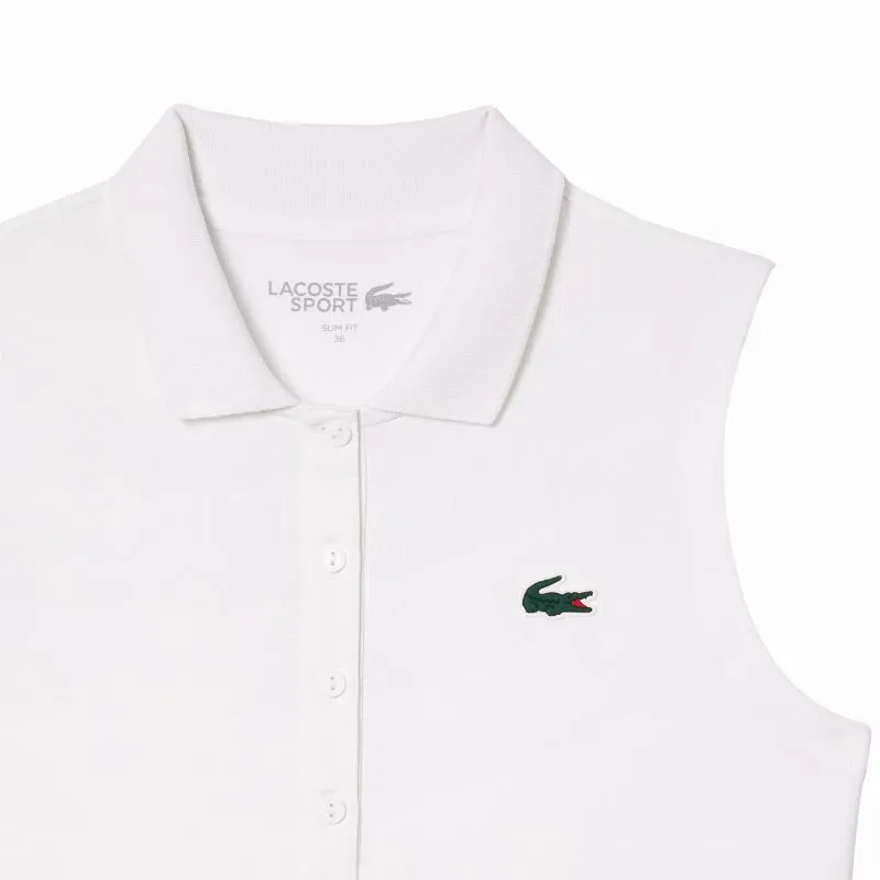 Lacoste Ultra Dry White Women's Polo