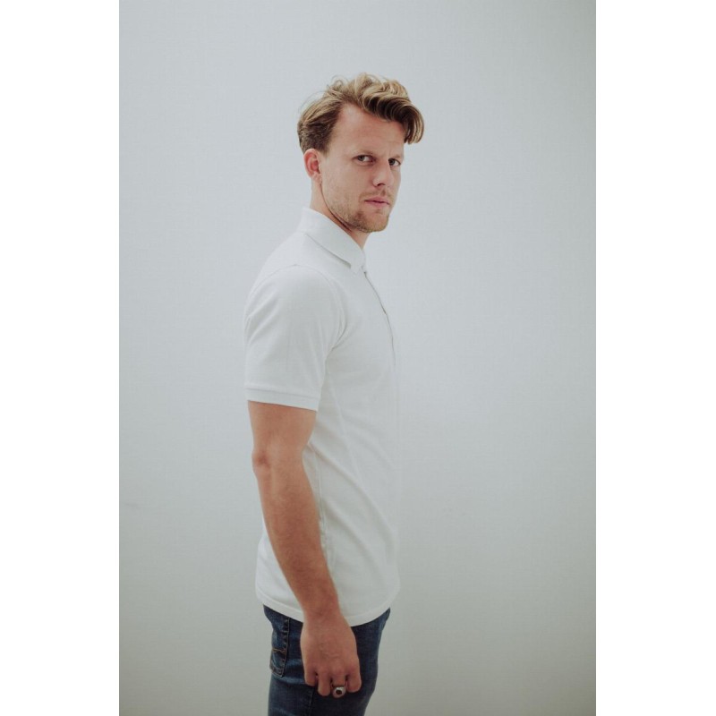 Polo Loco Pique Blanco - Barata Oferta Outlet