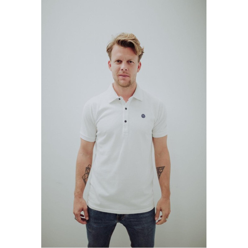 Polo Loco Pique Blanco - Barata Oferta Outlet