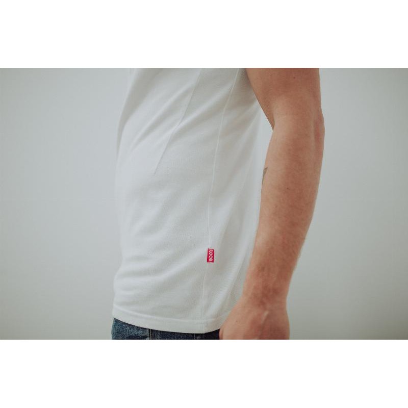 Polo Loco Pique Blanco - Barata Oferta Outlet