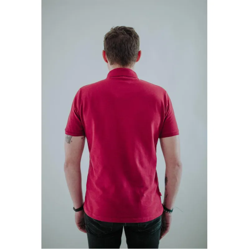 Polo Loco Pique Burgundy