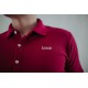 Polo Loco Pique Burgundy - Barata Oferta Outlet