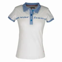 Polo Varlion M/C MD13S05 Blanco Mujer