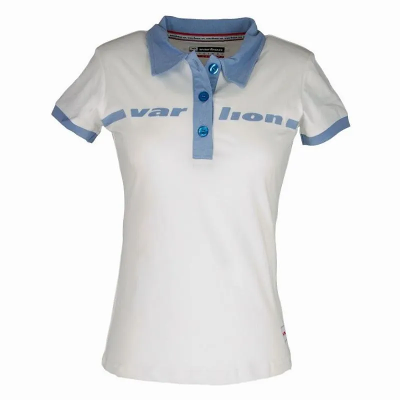Polo Varlion M/C MD13S05 Blanco Mujer