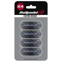 Protector Bullpadel Custom Weight Negro 4 Unidades