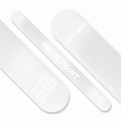 Protector PadelPoint Tranparente Rugoso Logo Big x100
