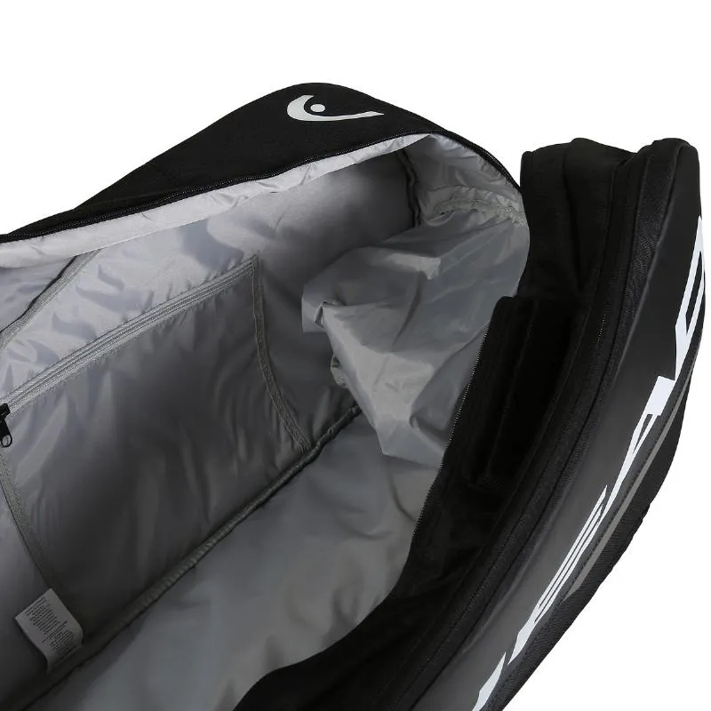 Head Tour L Black White Racket Bag