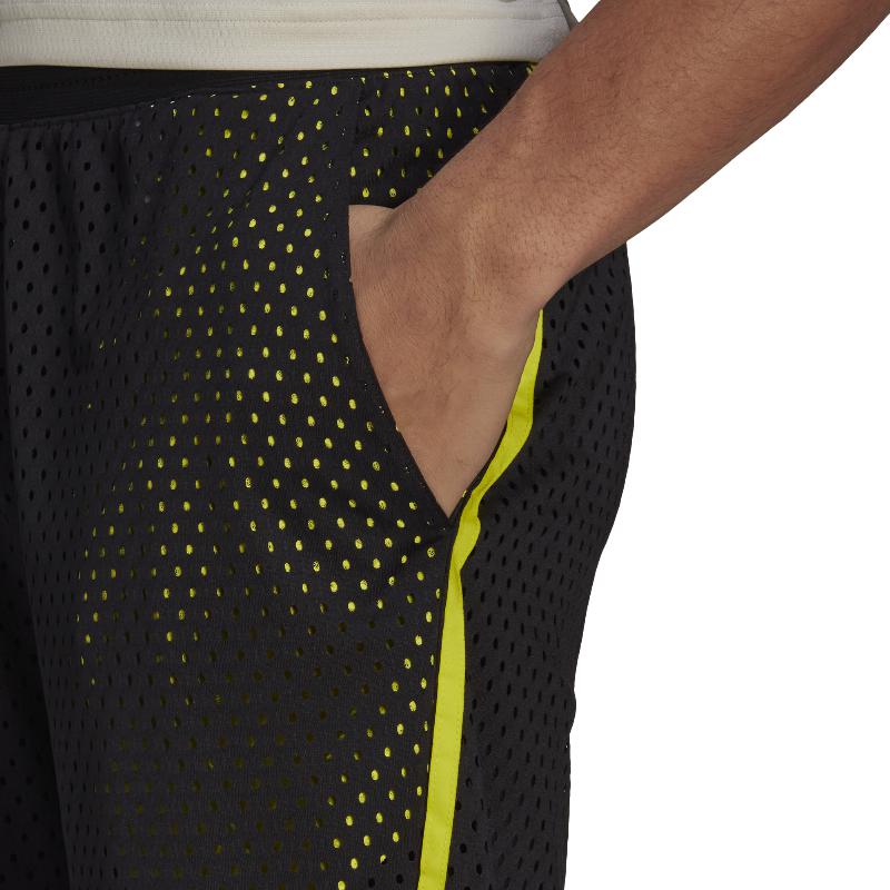 Short Adidas 2 IN 1 Primeblue Negro Amarillo - Barata Oferta Outlet