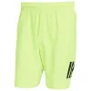 Short Adidas Club 3 Stripes Lucid Limon Negro