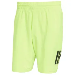 Short Adidas Club 3 Stripes Lucid Limon Negro