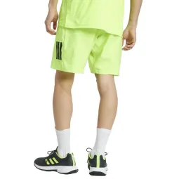 Short Adidas Club 3 Stripes Lucid Limon Negro