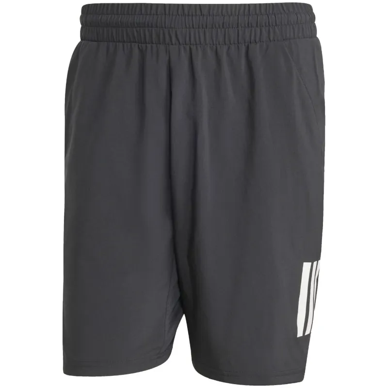Short Adidas Club 3 Stripes Negro Blanco