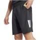 Short Adidas Club 3 Stripes Negro Blanco