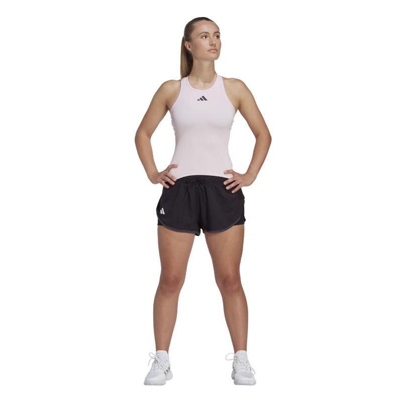 Short Adidas Club Negro Gris Mujer - Barata Oferta Outlet