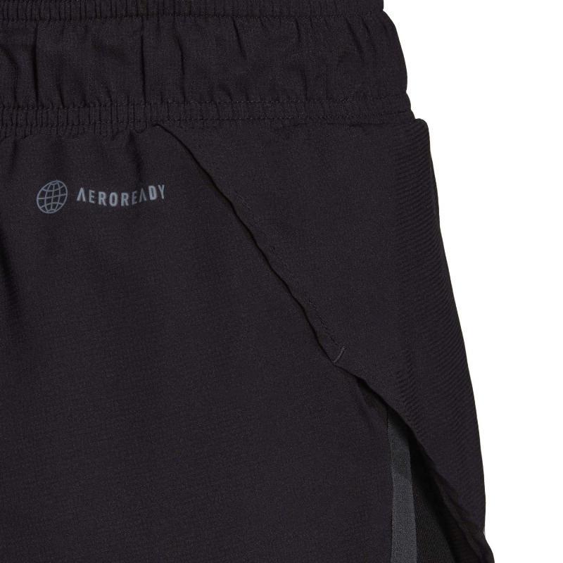 Short Adidas Club Negro Gris Mujer - Barata Oferta Outlet