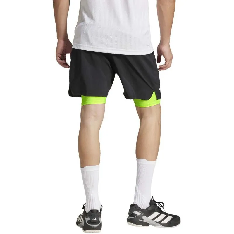 Short Adidas Club Negro Lucid Limon