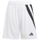 Short Adidas Fortore 23 Blanco Negro Junior