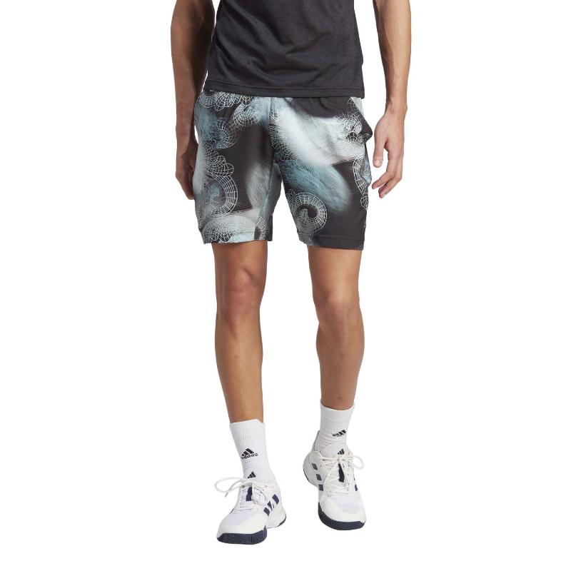 Short Adidas Printed Ergo Negro Turquesa - Barata Oferta Outlet