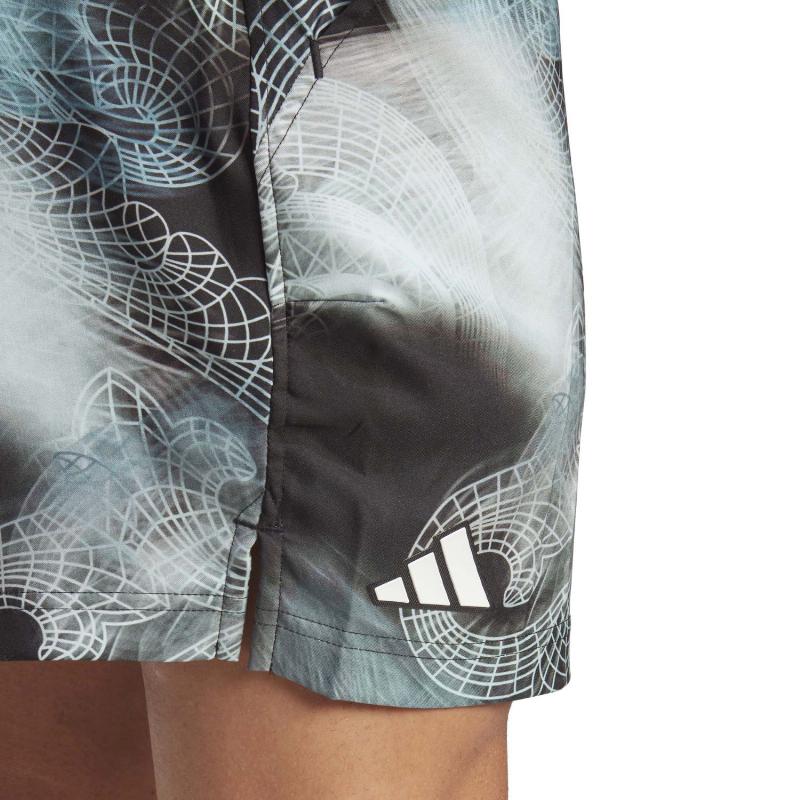 Short Adidas Printed Ergo Negro Turquesa - Barata Oferta Outlet