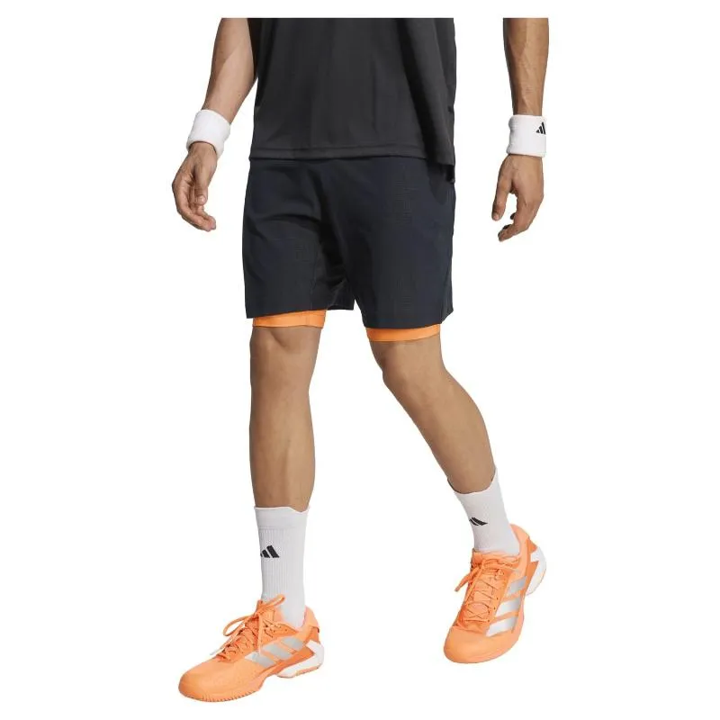 Short Adidas Set Negro Naranja